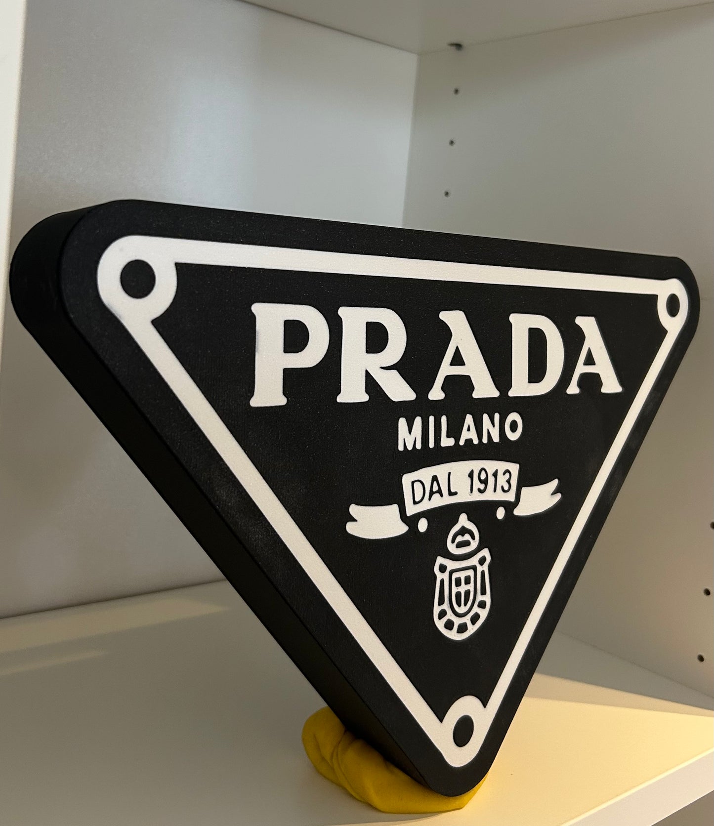 Prada Triangle Lightbox